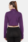 Clovia Easy Movement Contour Jackets - Purple — thumbnail 4