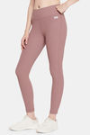 Clovia Snug Fit High Rise Tights - Pink — thumbnail 2