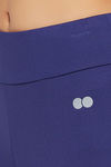 Clovia High Rise Easy Movement Skin Fit Pant - Blue — thumbnail 6