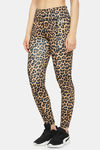 Clovia High Rise Easy Movement Skin Fit Pant - Brown — thumbnail 3