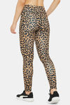 Clovia High Rise Easy Movement Skin Fit Pant - Brown — thumbnail 4