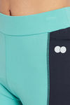 Clovia High Rise Easy Movement Capri - Blue — thumbnail 6