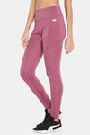 Clovia High Rise Easy Movement Skin Fit Pant - Pink — thumbnail 3