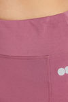 Clovia High Rise Easy Movement Skin Fit Pant - Pink — thumbnail 6