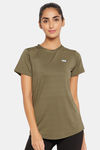 Clovia Quick Dry Relaxed Top - Green — thumbnail 1