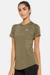 Clovia Quick Dry Relaxed Top - Green — thumbnail 3