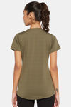 Clovia Quick Dry Relaxed Top - Green — thumbnail 4