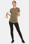 Clovia Quick Dry Relaxed Top - Green — thumbnail 6