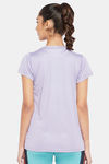 Clovia Quick Dry Relaxed Top - Purple — thumbnail 4