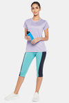 Clovia Quick Dry Relaxed Top - Purple — thumbnail 5