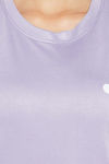 Clovia Quick Dry Relaxed Top - Purple — thumbnail 6