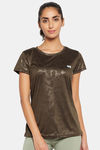 Clovia Quick Dry Relaxed Top - Green — thumbnail 1