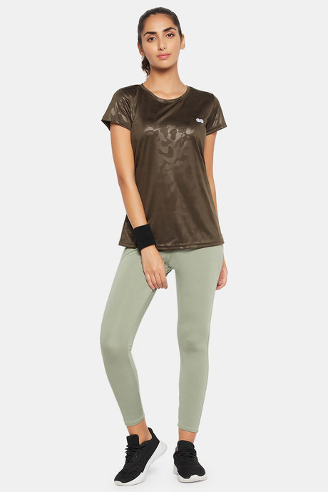 Clovia Quick Dry Relaxed Top - Green — image 5