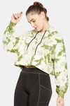 Clovia Easy Movement Hoodie - Green — thumbnail 3