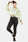 Clovia Easy Movement Hoodie - Green — thumbnail 5