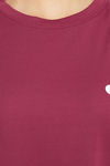 Clovia Quick Dry Relaxed Top - Purple — thumbnail 6