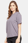 Clovia Cotton Top - Purple — thumbnail 3