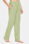 Clovia Cotton Pyjama - Green — thumbnail 2