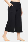 Clovia Cotton Capri - Black — thumbnail 2