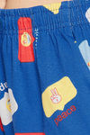 Clovia Cotton Shorts Set - Blue — thumbnail 8