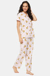 Clovia Cotton Pyjama Set - White — thumbnail 2