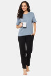 Clovia Cotton Top - Blue — thumbnail 5