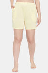 Clovia Cotton Shorts - Yellow — thumbnail 1
