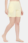 Clovia Cotton Shorts - Yellow — thumbnail 2