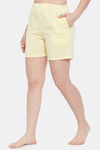 Clovia Cotton Shorts - Yellow — thumbnail 3