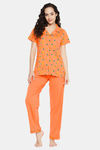 Clovia Cotton Pyjama Set (Pack of 2) - Peach — thumbnail 1