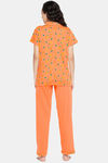 Clovia Cotton Pyjama Set (Pack of 2) - Peach — thumbnail 4