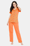 Clovia Cotton Pyjama Set (Pack of 2) - Peach — thumbnail 5