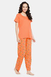 Clovia Cotton Pyjama Set (Pack of 2) - Peach — thumbnail 2