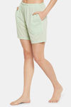 Clovia Cotton Shorts - Green — thumbnail 2