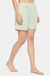 Clovia Cotton Shorts - Green — thumbnail 3