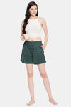 Clovia Cotton Shorts - Green — thumbnail 5