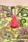 Clovia Crepe Loungedress - Green — thumbnail 6