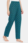 Clovia Cotton Pyjama - Green — thumbnail 2