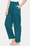 Clovia Cotton Pyjama - Green — thumbnail 3