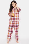 Clovia Rayon Pyjama Set - Multi — thumbnail 1