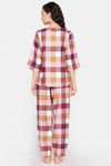 Clovia Rayon Pyjama Set - Multi — thumbnail 4