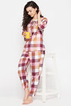 Clovia Rayon Pyjama Set - Multi — thumbnail 5