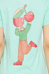 Clovia Cotton Shorts Set - Green — thumbnail 8
