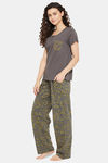 Clovia Cotton Pyjama Set (Pack of 2) - Grey — thumbnail 2