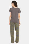 Clovia Cotton Pyjama Set (Pack of 2) - Grey — thumbnail 4