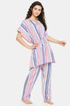 Clovia Rayon Pyjama Set (Pack of 2) - Multi — thumbnail 3