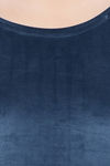 Clovia Velour Pyjama Set (Pack of 2) - Blue — thumbnail 5