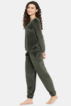 Clovia Velour Pyjama Set (Pack of 2) - Green — thumbnail 2
