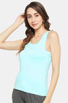 Clovia Cotton Camisole - Blue — thumbnail 2