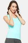 Clovia Cotton Camisole - Blue — thumbnail 3